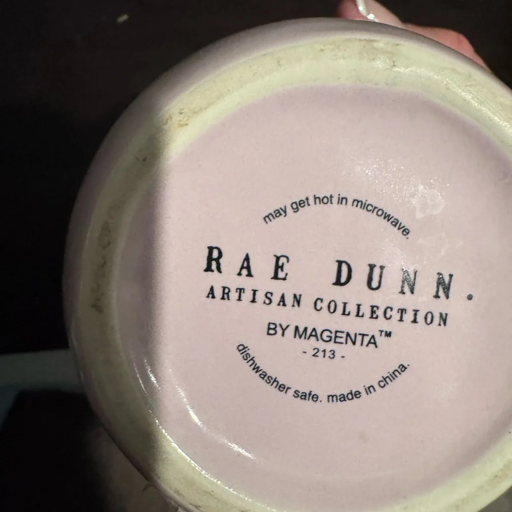 Rae Dunn Artisan Collection Pink Heart Cutout Measuring Cup Set